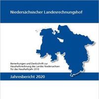 Foto vom Deckblatt des Jahresberichts 2020 mit Landkarte Niedersachsen